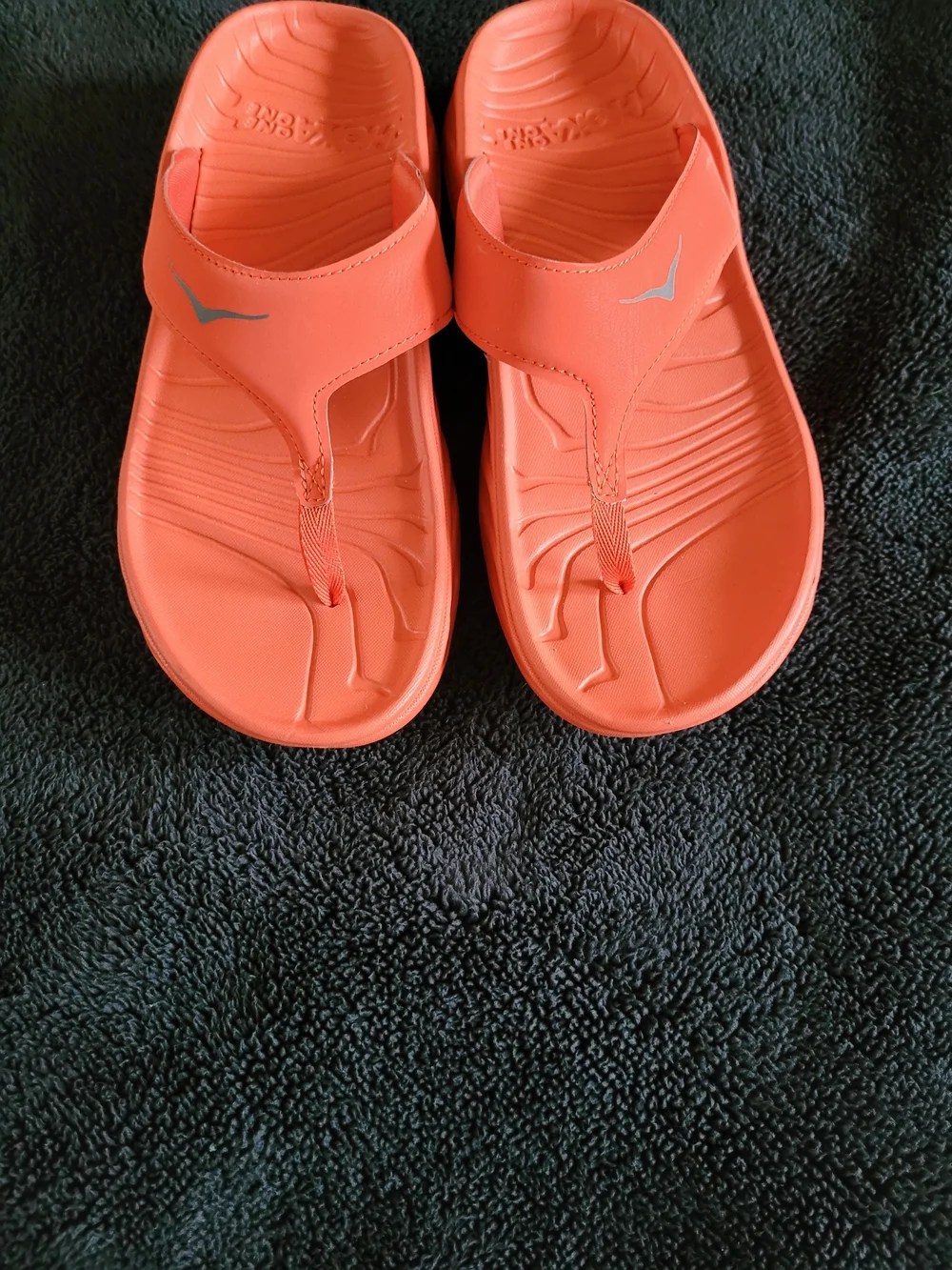 Hoka Women's Orange Slide Sandals